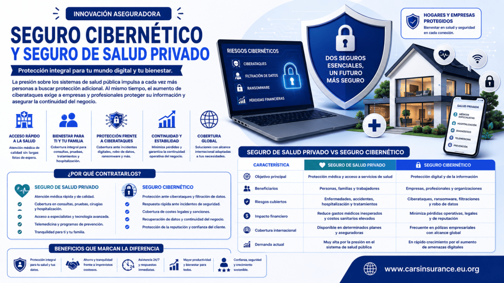 Seguro Cibernético y Seguro de Salud Privado